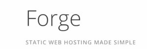 forge static hosting