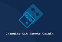 change git remote origin
