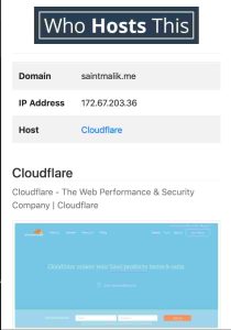 who host this uncover ip behind cloudflare